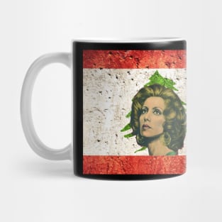 Lebanon flag fairuz Mug